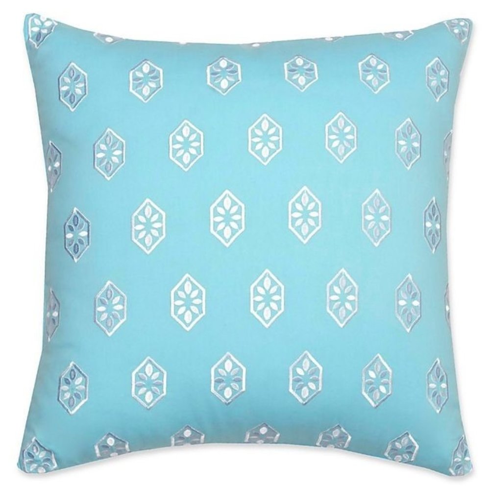 SOUTHERN TIDE "SUMMERVILLE" Teal Accent Pillow NEW